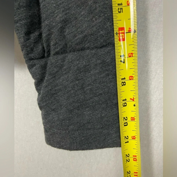 Eileen Fisher Quilted Organic Oversized Cotton Jacket in Charcoal Sz XXS - Picture 12 of 13